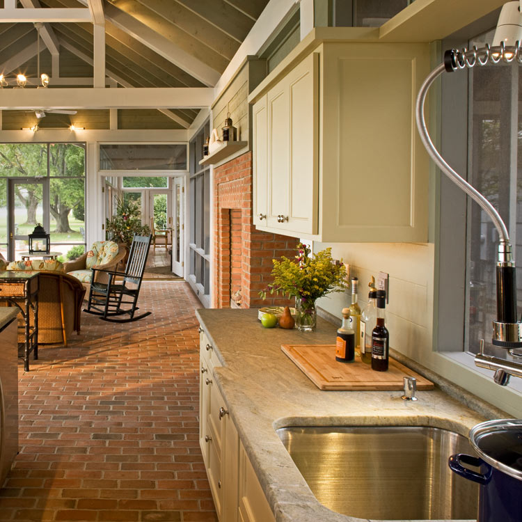 Open Air Great Room Kitchen